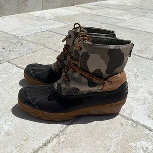 Sperry Duck Boots Camo
